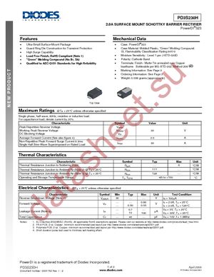 PD3S230H-7 datasheet  